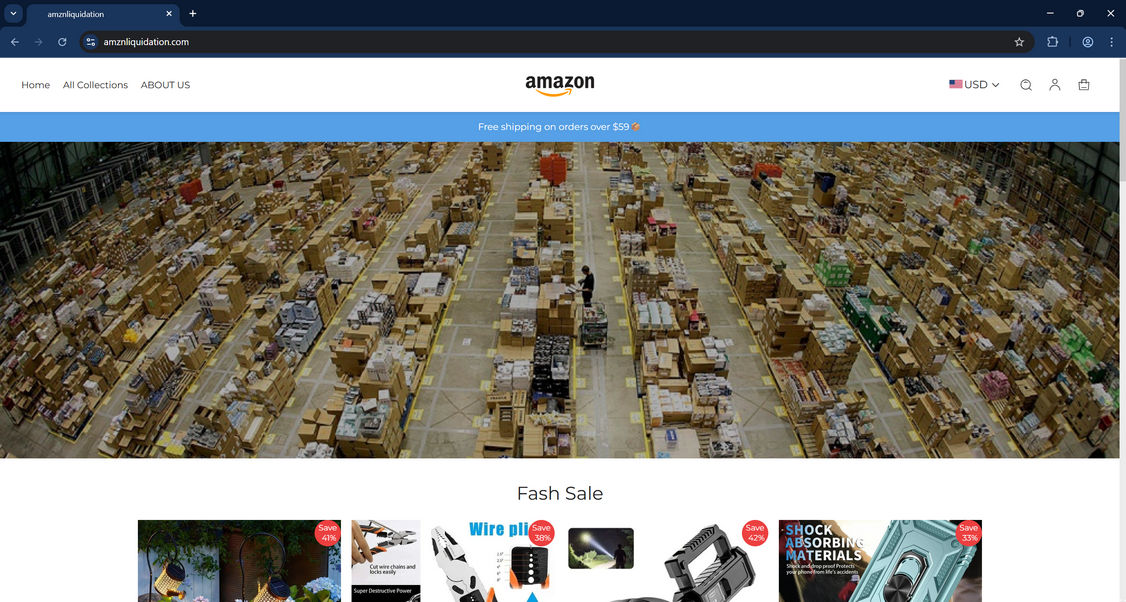 Amznliquidation.com scam