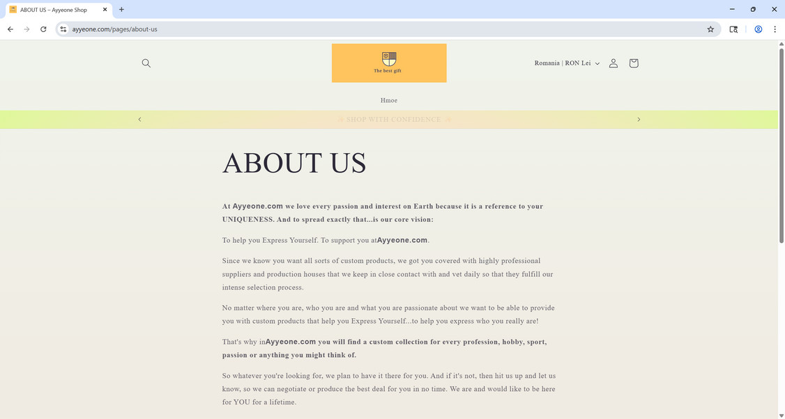 Ayyeone.com Review: A Fake Store You Should Avoid 1 Ayyeone.com scam
