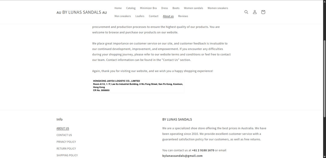 Bylunasandals.com Scam Store: What You Need To Know 1 Bylunasandals.com scam