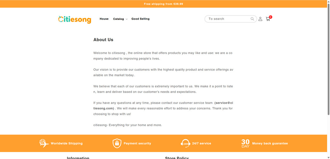 Citiesong.com Scam Store: What You Need To Know 1 Citiesong.com scam