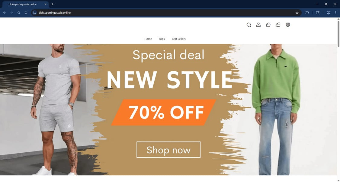Dickssportingussale.online Scam Store: What You Need To Know 1 Dickssportingussale.online scam