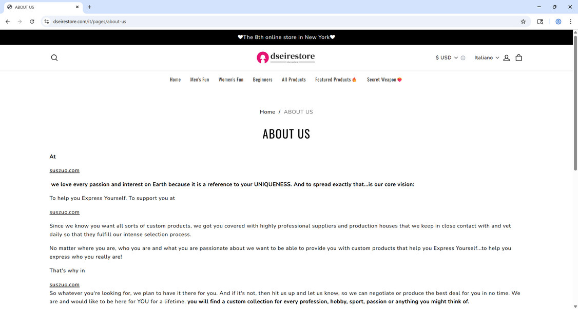 Dseirestore.com Store Is a Scam - Avoid at All Costs 1 Dseirestore.com scam