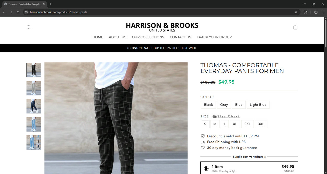 Harrisonandbrooks.com scam