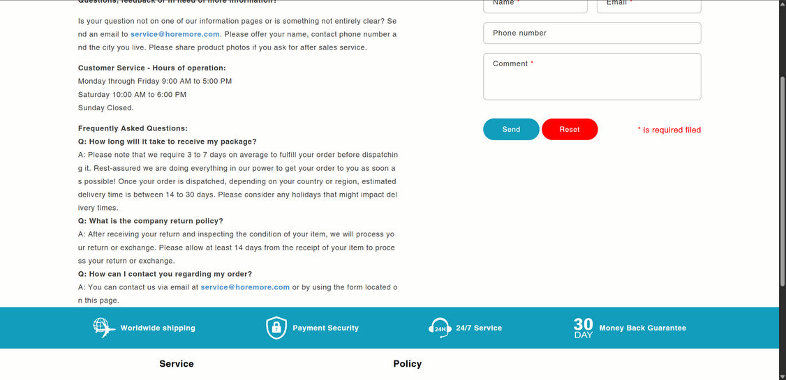 Horemore.com Scam Store: What You Need To Know 1 Horemore.com scam