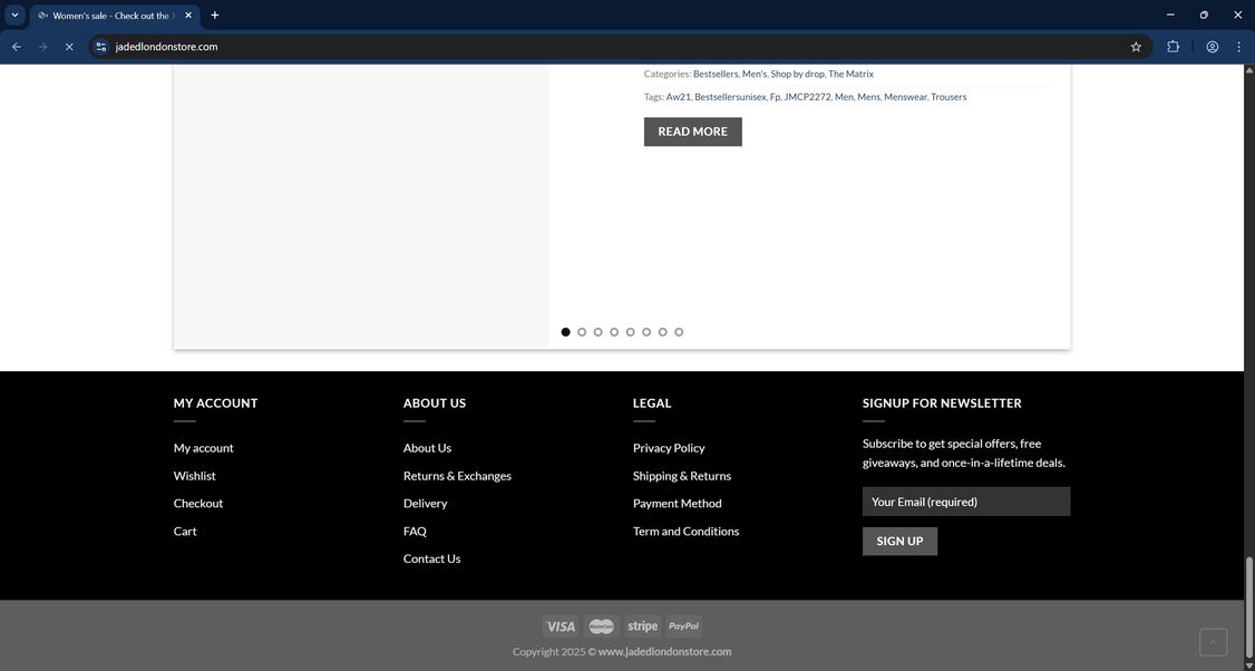 Jadedlondonstore.com scam