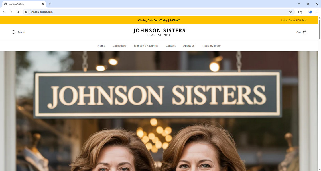 Johnson-sisters.com scam