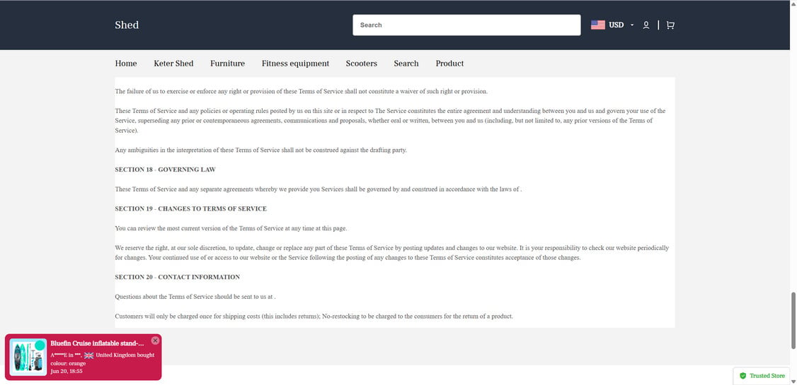 Katletk.shop Shop Is A Scam - Don't Buy Anything 1 Katletk.shop scam