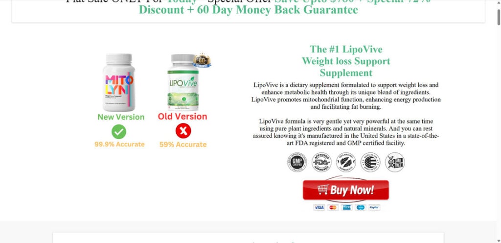 LipoVive Scam Exposed: The Weight Loss Trick You Should Avoid 1 LipoVive