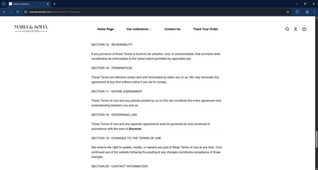 Maria Sofia Vancouver