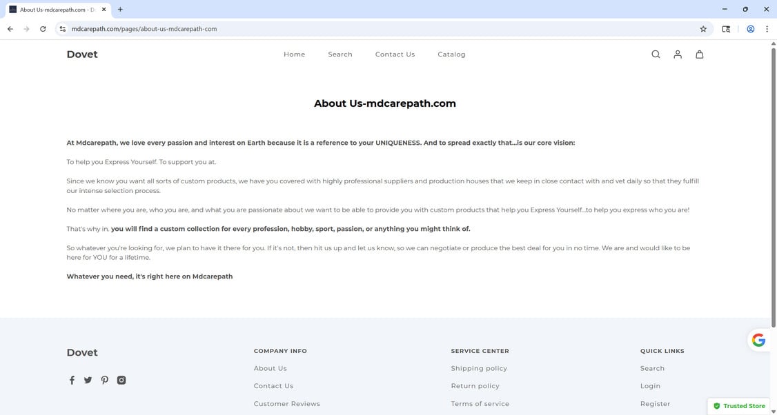 Mdcarepath.com Scam Store: What You Need To Know 1 Mdcarepath.com scam