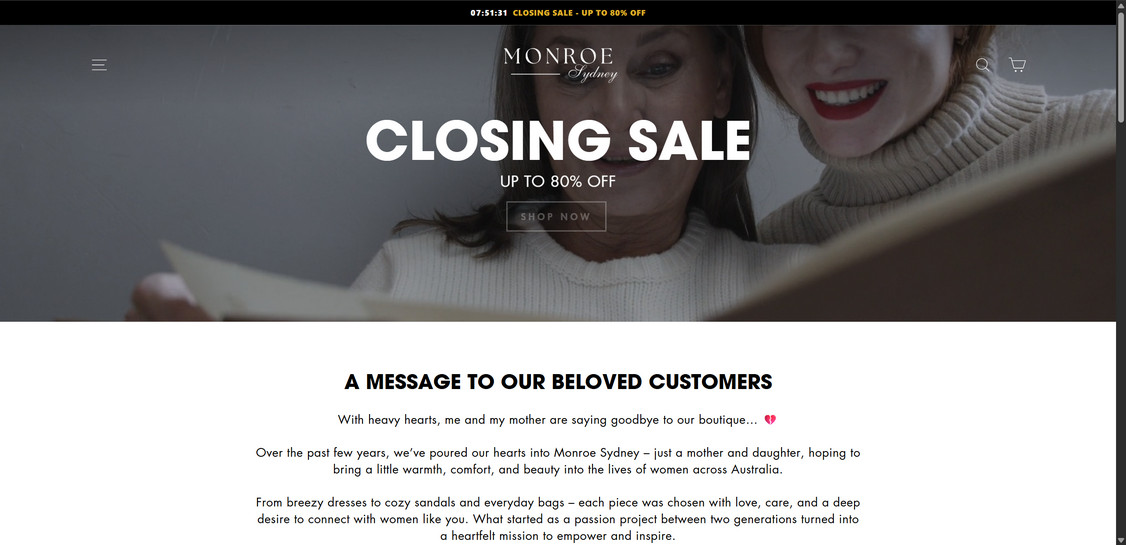 Monroe-sydney.com Scam Store: What You Need To Know 1 Monroe-sydney.com scam