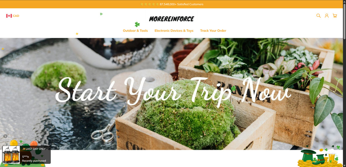 Morereinforce.com Store Is 100% Scam - Don't Shop Here 1 Morereinforce.com scam