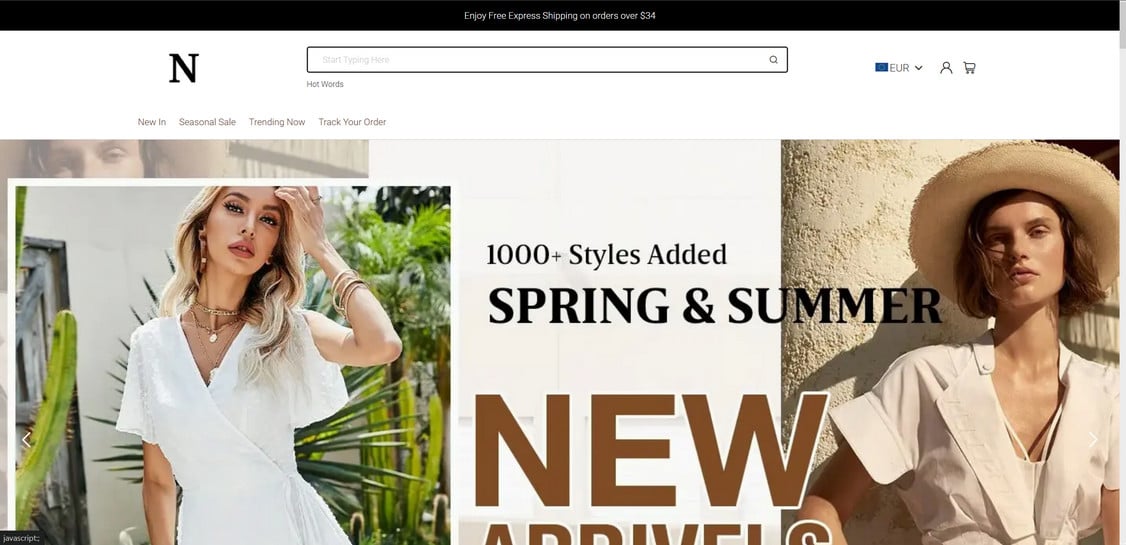 Nezins.com Scam Store - Don't Become a Victim 1 Nezins.com scam