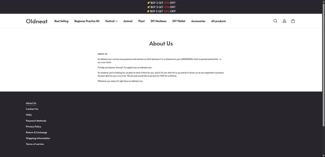 Oldneat.com Scam Store: What You Need To Know 1 Oldneat.com scam