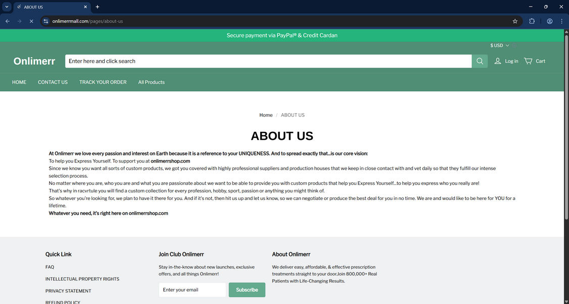 Onlimerrmall.com Scam Store: What You Need To Know 1 Onlimerrmall.com scam