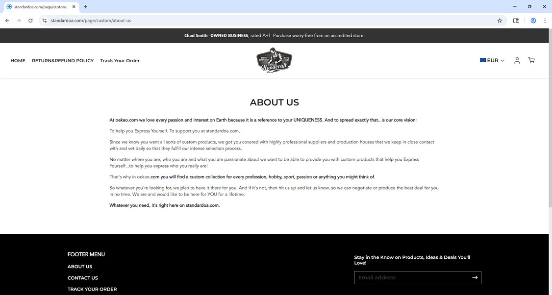 Standardoa.com Scam Exposed - Read Before Buying 1 Standardoa.com scam