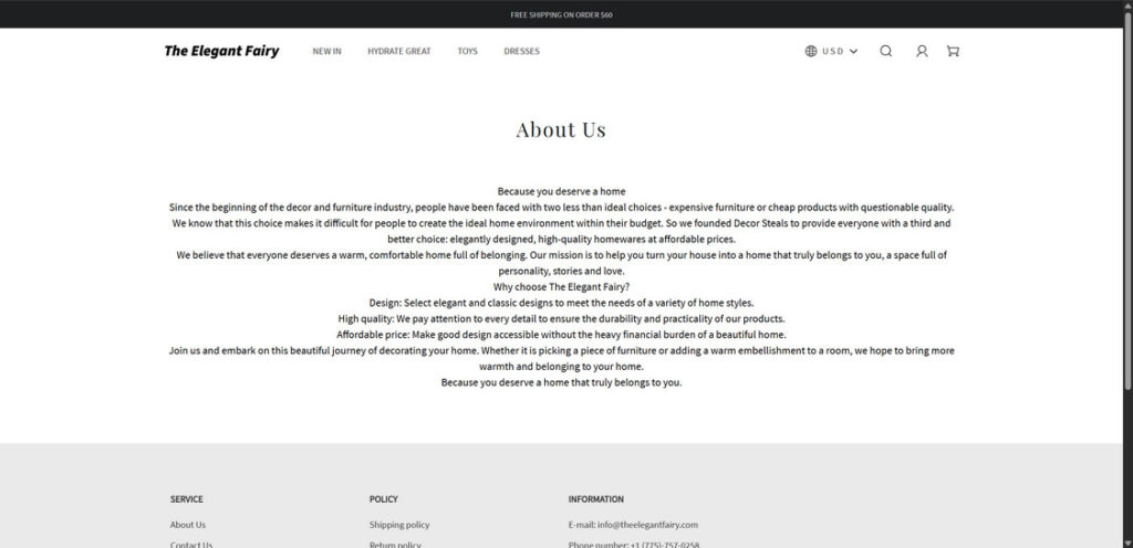 Theelegantfairy.com sca