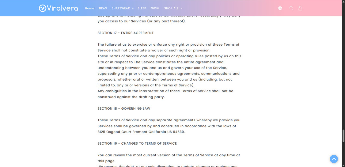 ViralVera.com Store Scam - Do Not Become a Victim 1 ViralVera.com scam