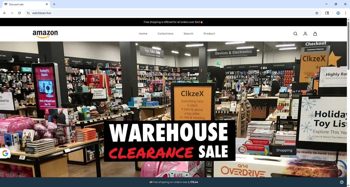 Watchteam.live Store Scam - Don't Shop Here Ever 1 Watchteam.live scam