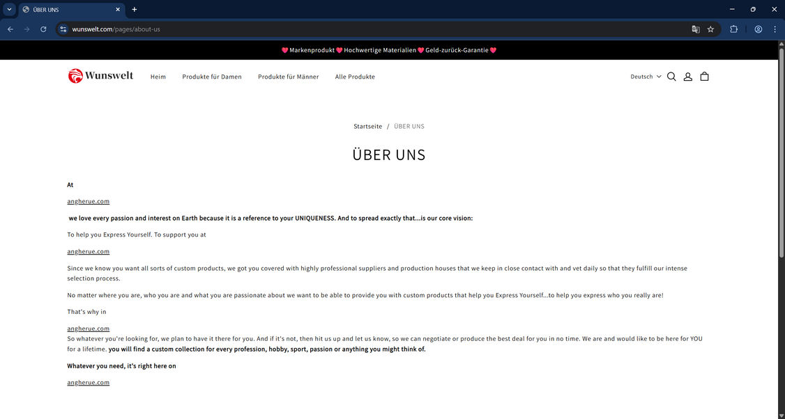 Wunswelt.com Scam Store: What You Need To Know 1 Wunswelt.com scam