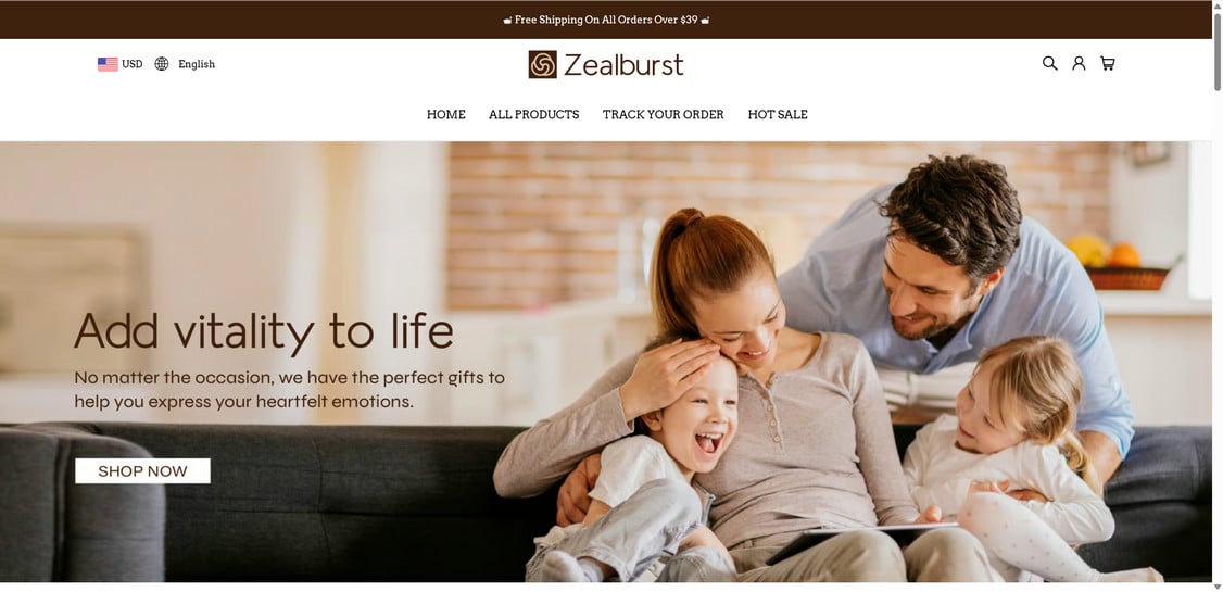 Zealburst.com Scam Store - Total Ripoff, Stay Away 1 Zealburst.com scam