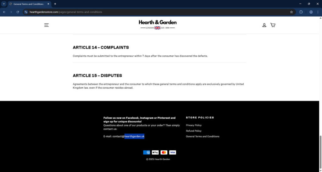 Hearthgardensstore.com Scam Store: What You Need To Know 1 hearthgardensstore.com scam