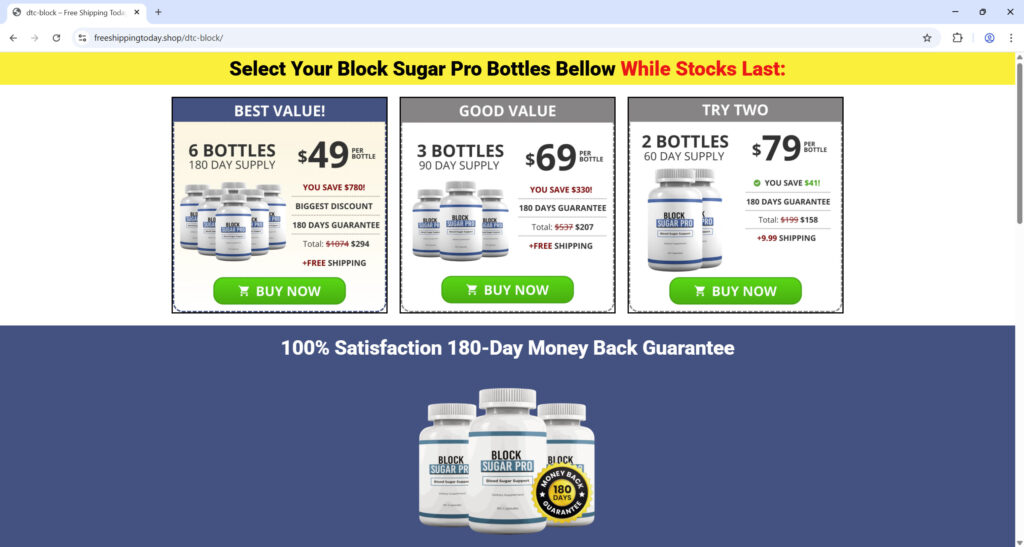 Block Sugar Pro Supplement – Shocking Truth Behind the Diabetes Reversal Ads 1 1 58