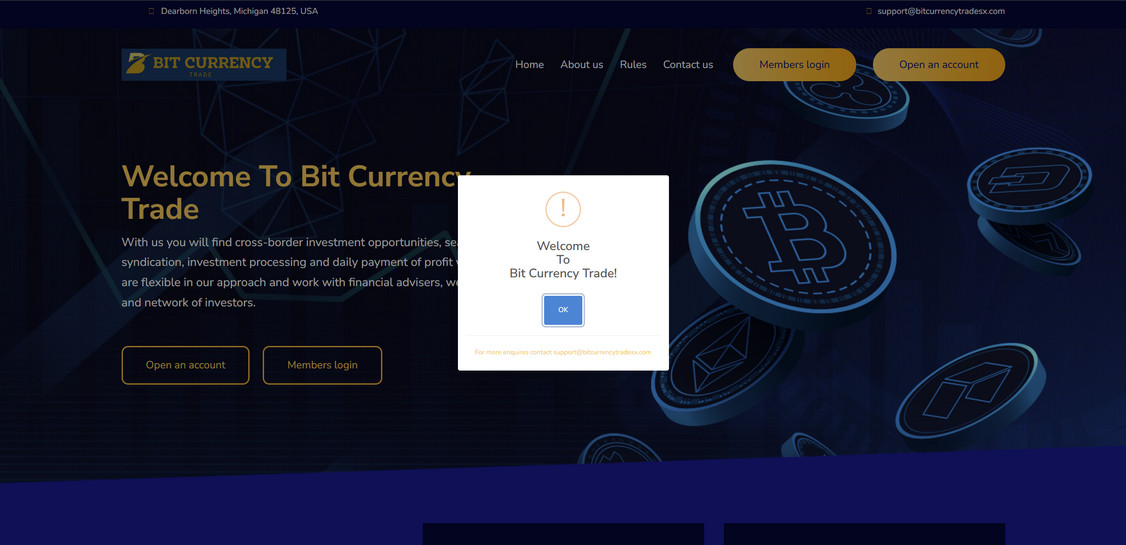Bitcurrencytradesx.com Crypto Scam - Read Our Findings Here 1 Bitcurrencytradesx.com scam