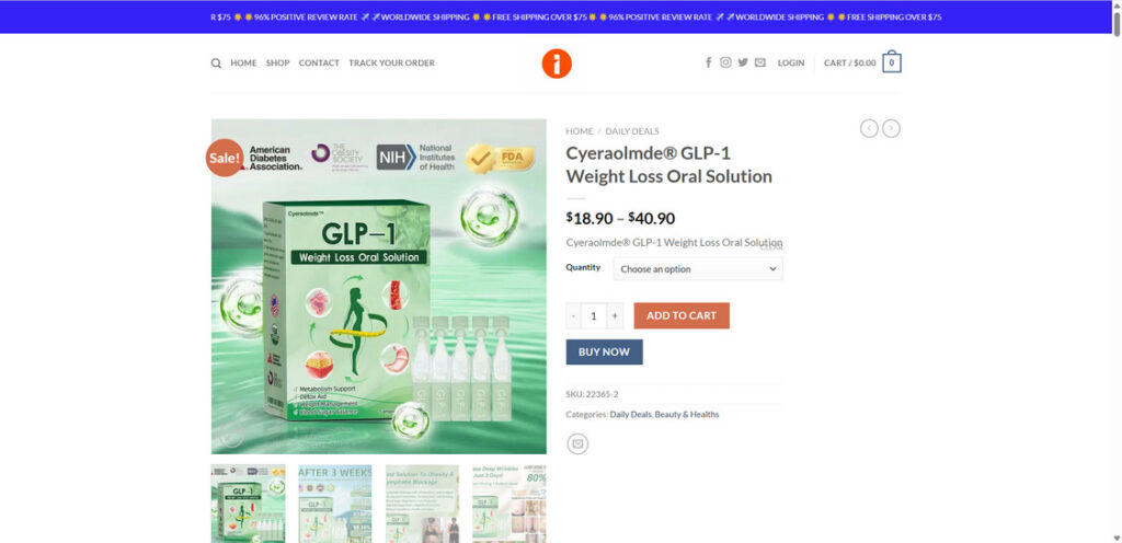 Cyeraolmde GLP-1 Slimming Drops -Total Scam or Legit? Read This 1 Cyeraolmde