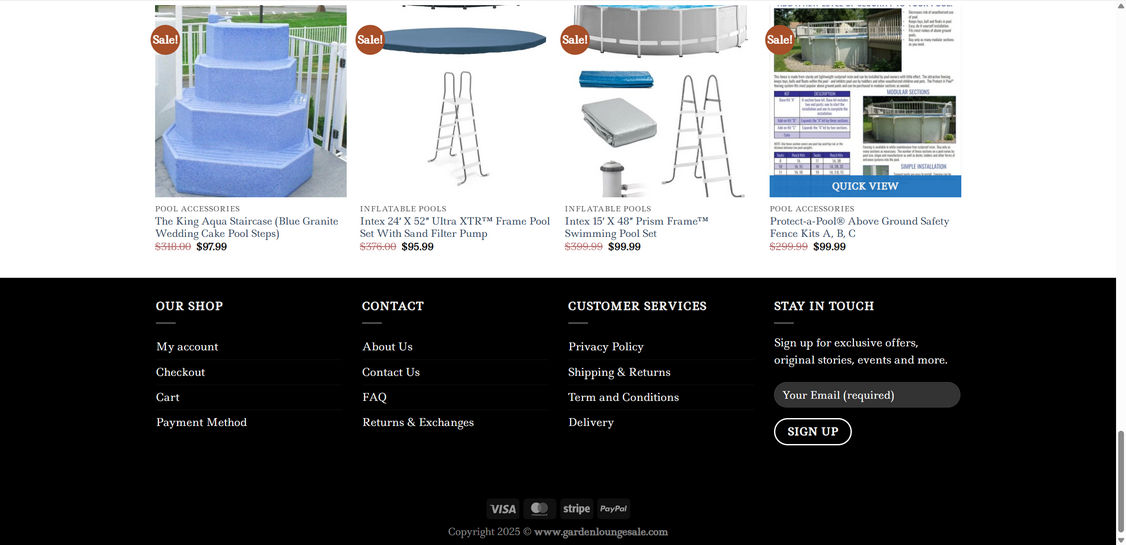 Gardenloungesale.com scam