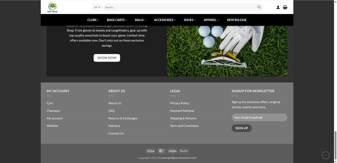 Golfgearclearance.com scam