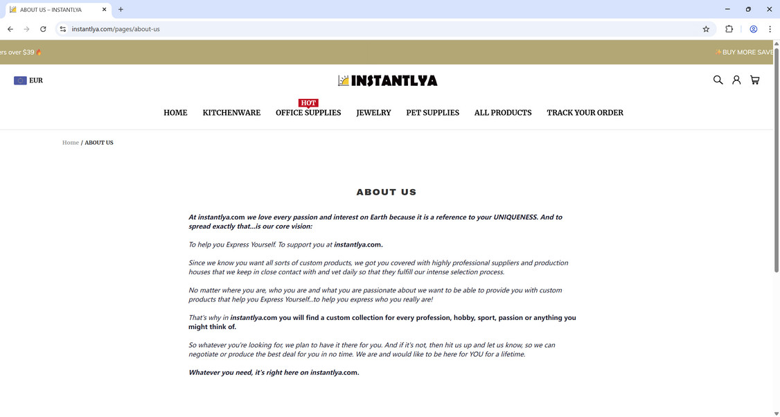 IInstantlya.com Scam Store: What You Need To Know 1 IInstantlya.com scam