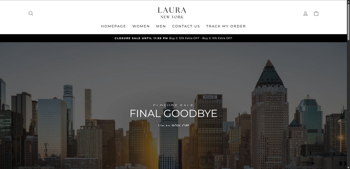 LauraNewYork.com Scam Store: What You Need To Know 1 LauraNewYork.com scam