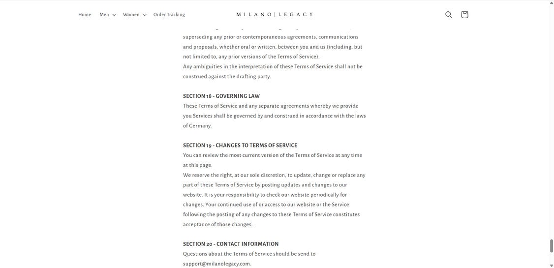 Milanolegacy.com scam