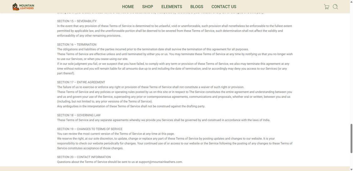 Mountainleathers.com scam