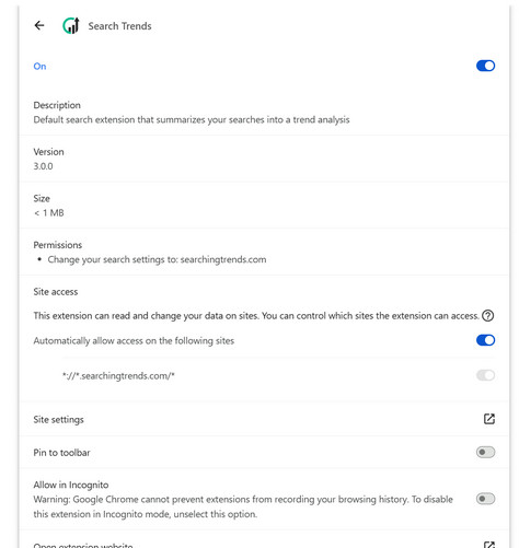Searchingtrends.com Virus
