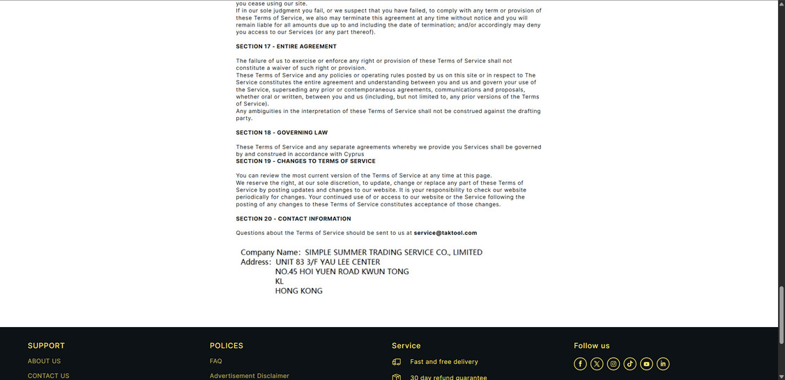 Taktool.com Scam Store: What You Need To Know 1 Taktool.com scam