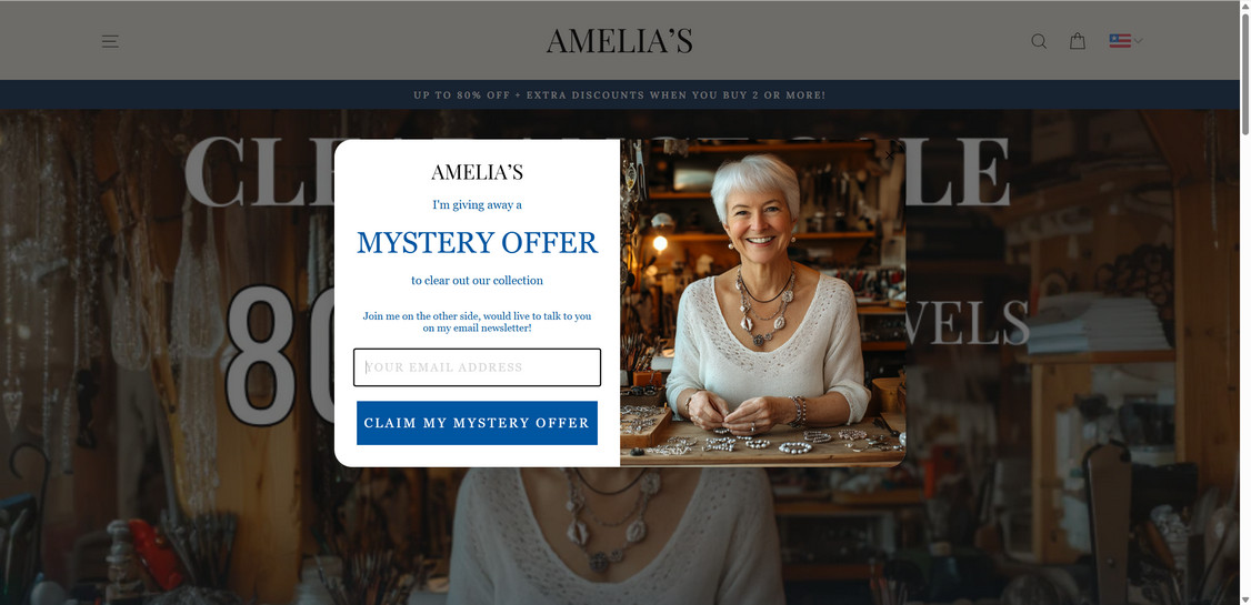 Ameliajewelryco.com scam