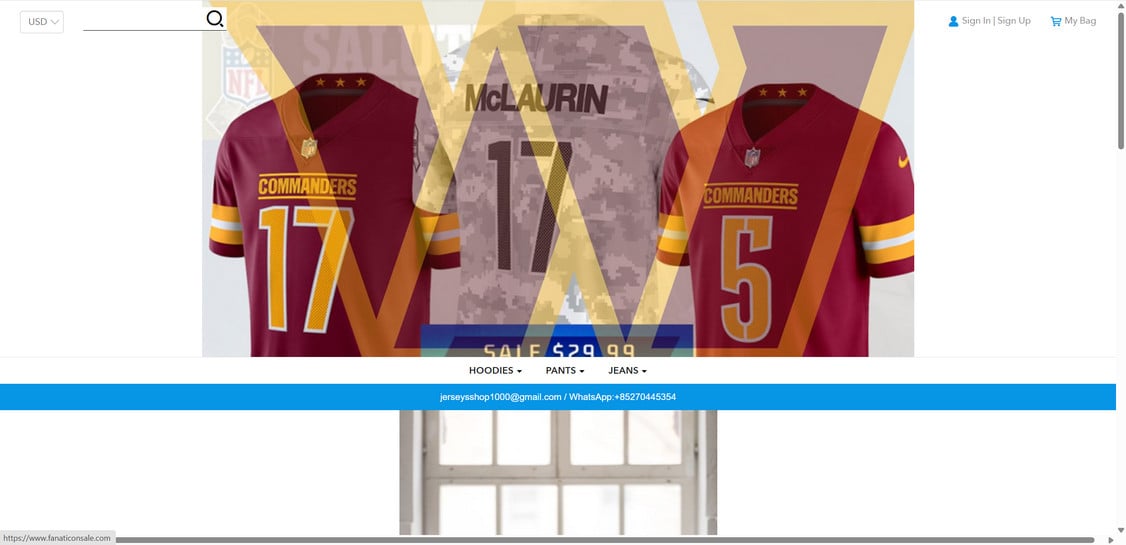 Fanaticonsale.com scam