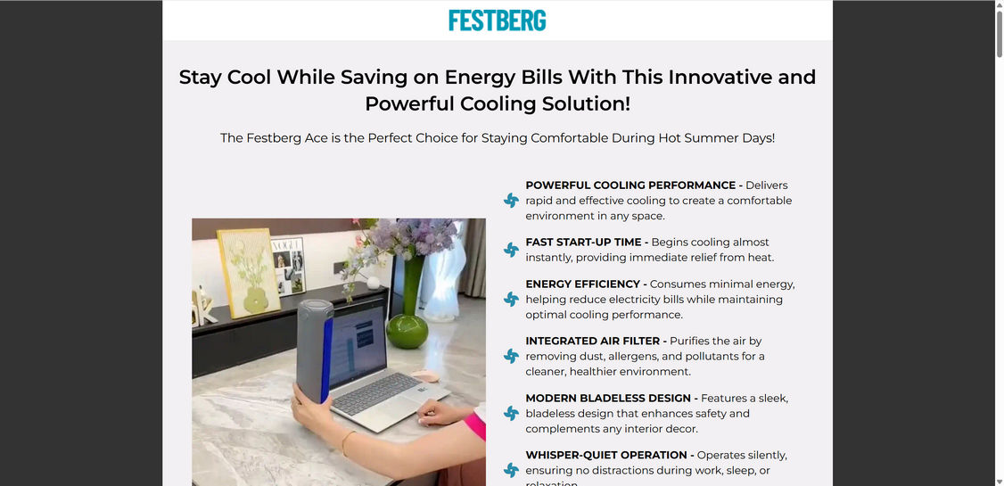 Festbergcoolingace.store scam