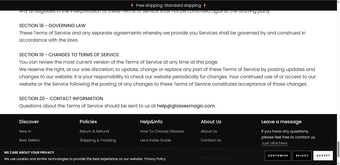 Glassesmagic.com scam