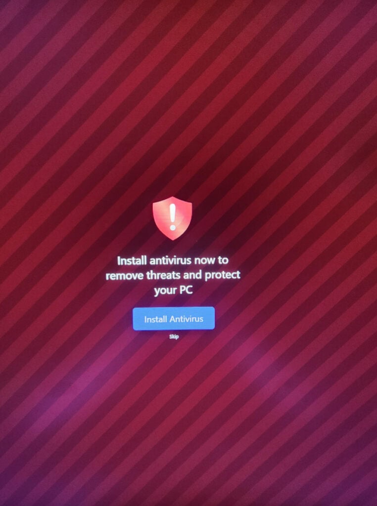 Install Antivirus Now To Remove Threats And Protect Your PC SCam