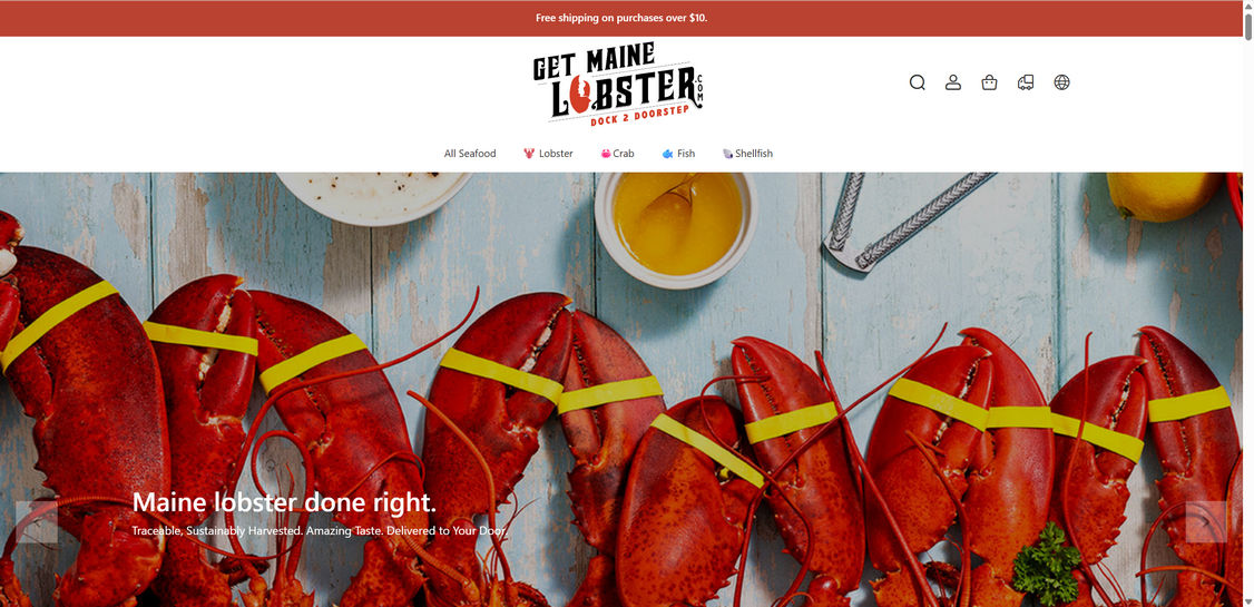 Mainelobstars.shop scam