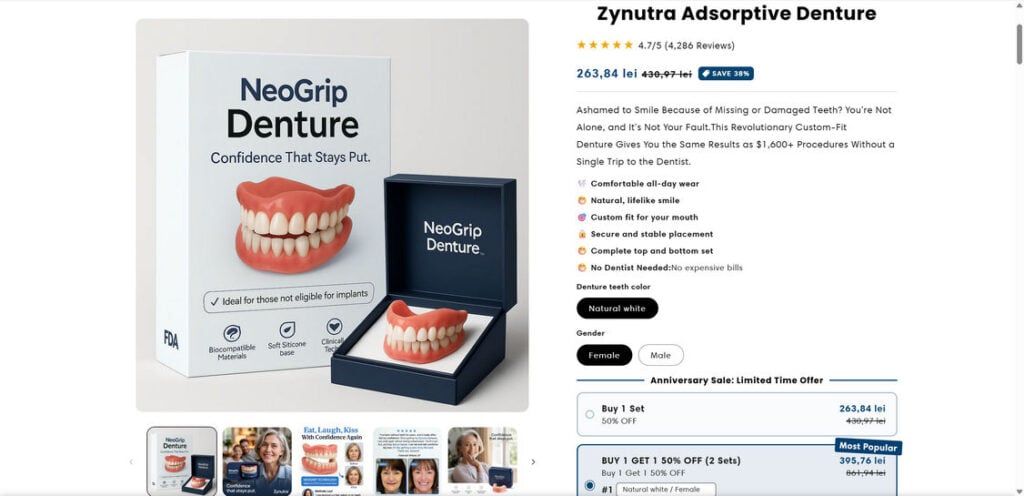 NeoGrip Dentures