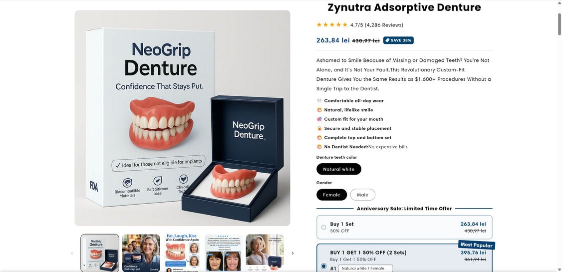 NeoGrip Dentures
