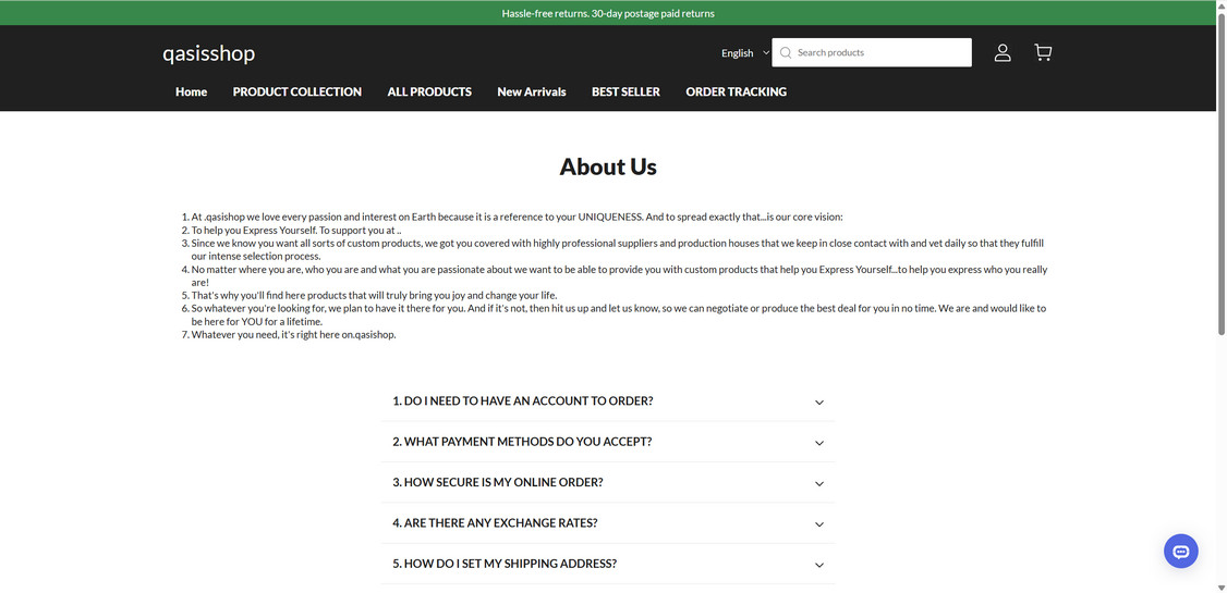 Qasisshop.com scam