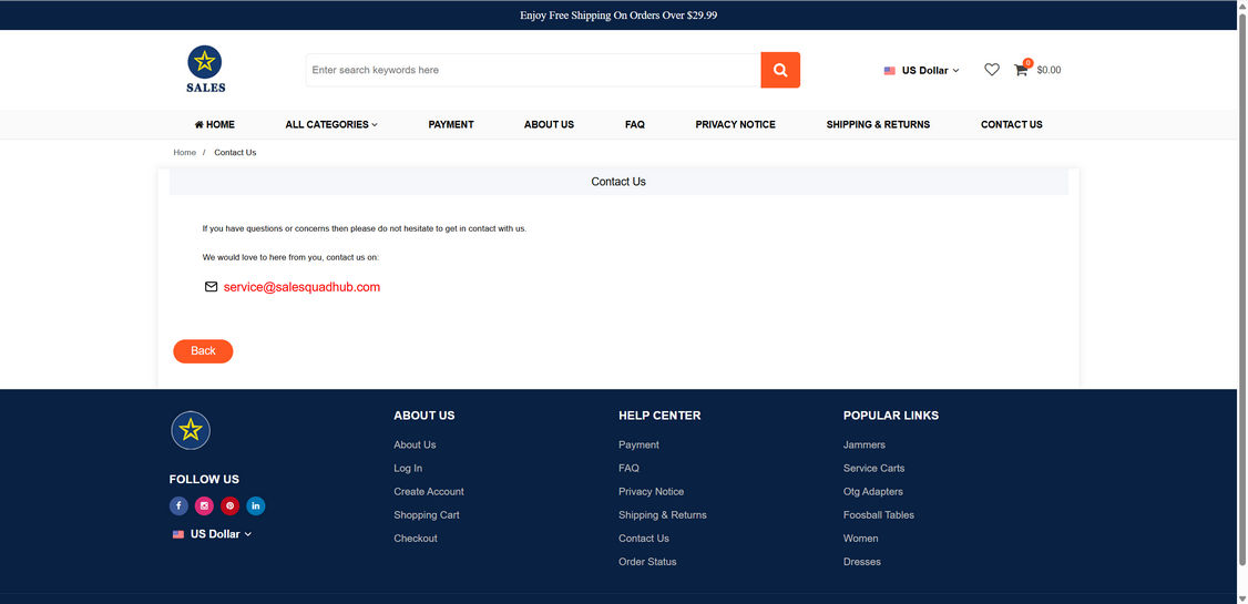 SalesQuadHub.com scam