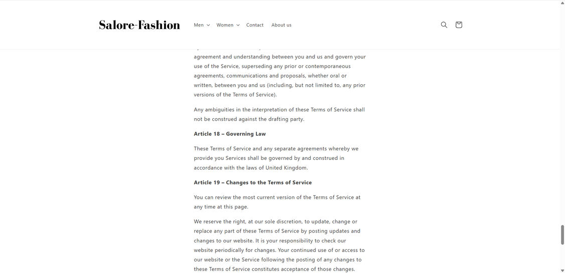 Salore-fashion.com scam