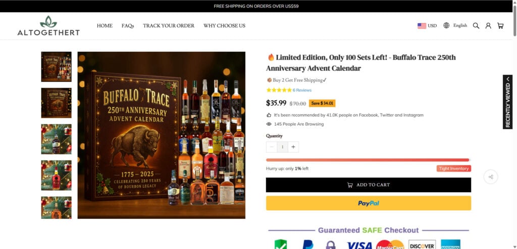 Buffalo Trace 250th Anniversary Advent Calendar Scam Explained 2 1 38