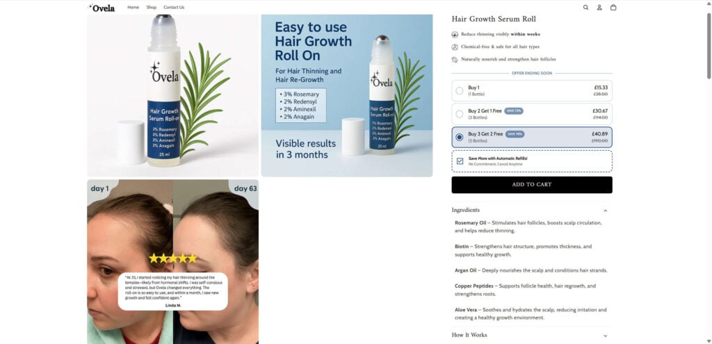 Ovela Hair Growth Serum Review – Should You Buy It or Avoid It 1 1 63